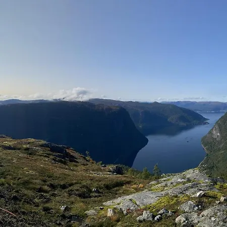 Semesterbostad Fjordhytte-17 In Norwegen Direkt Am Fjord, Mit Mietbaren 9,9 Ps Bis 60 Ps Motorbooten Bjordal (Hoyanger)
