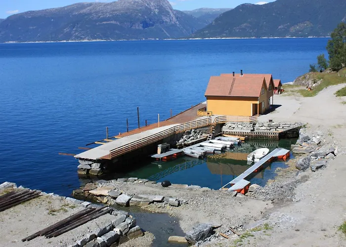 Fjordhytte-17 In Norwegen Direkt Am Fjord, Mit Mietbaren 9,9 Ps Bis 60 Ps Motorbooten *