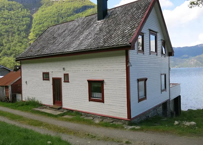 Fjordhytte-17 In Norwegen Direkt Am Fjord, Mit Mietbaren 9,9 Ps Bis 60 Ps Motorbooten Semesterbostad *