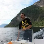 Fjordhytte-17 In Norwegen Direkt Am Fjord, Mit Mietbaren 9,9 Ps Bis 60 Ps Motorbooten Bjordal (Hoyanger)