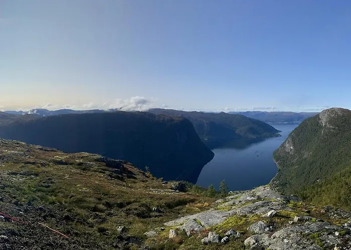 Сasa de vacaciones Fjordhytte-17 In Norwegen Direkt Am Fjord, Mit Mietbaren 9,9 Ps Bis 60 Ps Motorbooten Bjordal (Hoyanger)