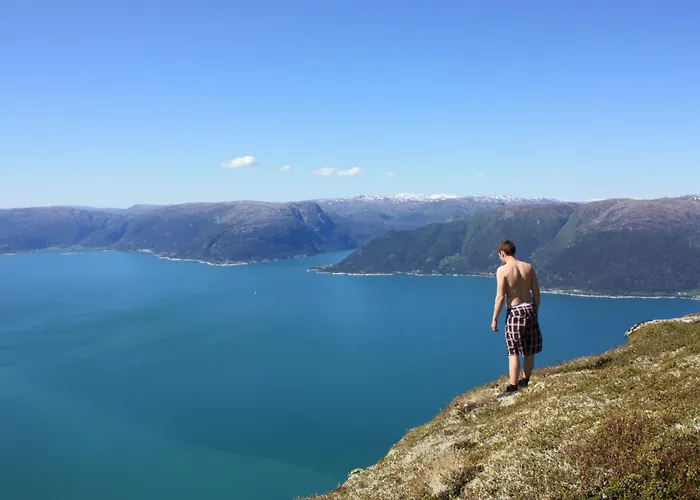 Fjordhytte-17 In Norwegen Direkt Am Fjord, Mit Mietbaren 9,9 Ps Bis 60 Ps Motorbooten Bjordal (Hoyanger)