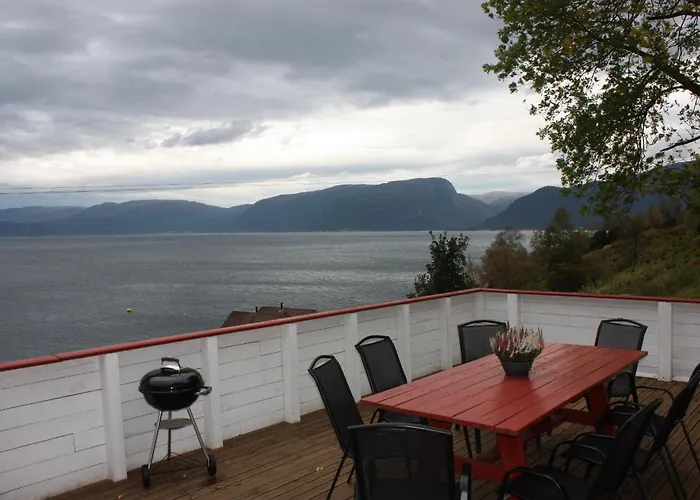 Сasa de vacaciones Fjordhytte-17 In Norwegen Direkt Am Fjord, Mit Mietbaren 9,9 Ps Bis 60 Ps Motorbooten